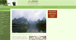 Desktop Screenshot of ianroberthopeacupuncture.co.uk